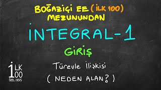 İntegrale Gi̇ri̇ş - Önce Mantık Ayt 12. Sınıf - İlk 100 Dereceliden Boğaziçi Ee - İntegral 1