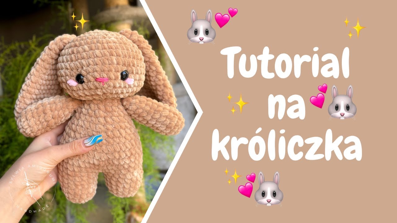 Jak Zrobić Zajączka Wielkanocnego Na Szydełku Króliczek na szydełku - tutorial - YouTube