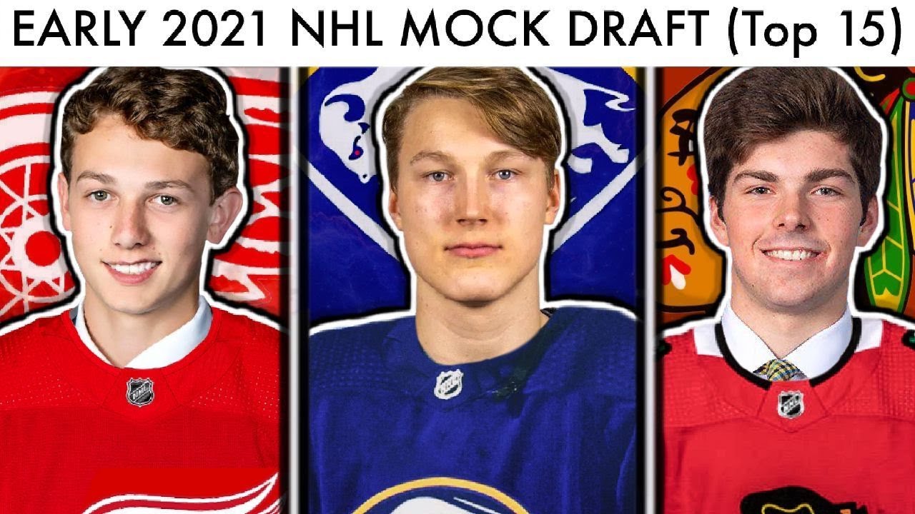 Early 2021 Nhl Mock Draft Top 15 Prospect Rankings Raty Hughes Sabres Red Wings Blackhawks Talk Youtube