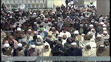 تلاوة جميلة لصلاة الفجراليوم الجمعة 1438/5/20 - من الحرم النبوي - الشيخ علي الحذيفي - سورة البروج