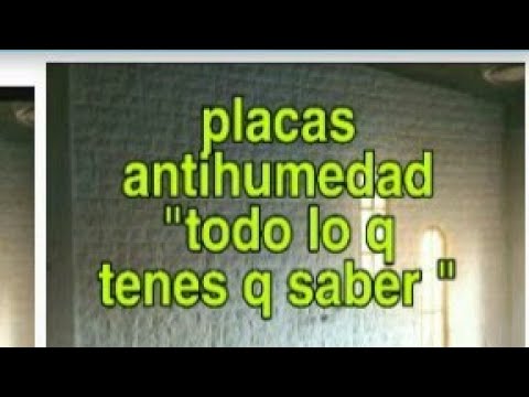 🔴PLACAS ANTIHUMEDAD - como colocarlas - PASO A PASO 