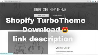 How To Customize And Download Shopify Turbo Theme
