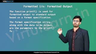 CL50 FOrmatted I O , Simple input and output with scanf and printf and Introduction to stdin, stdout