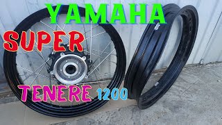 Yamaha Super Tenere XT1200ZE замена оригинального обода на стальной