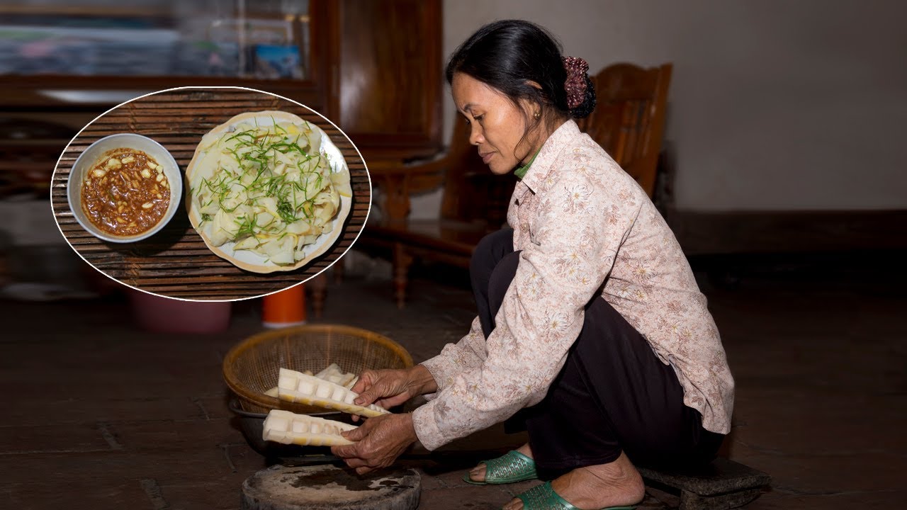 Măng đắng luộc chấm tương hương vị quê nhà (Bitter bamboo shoots) - Ẩm Thực Mẹ Làm