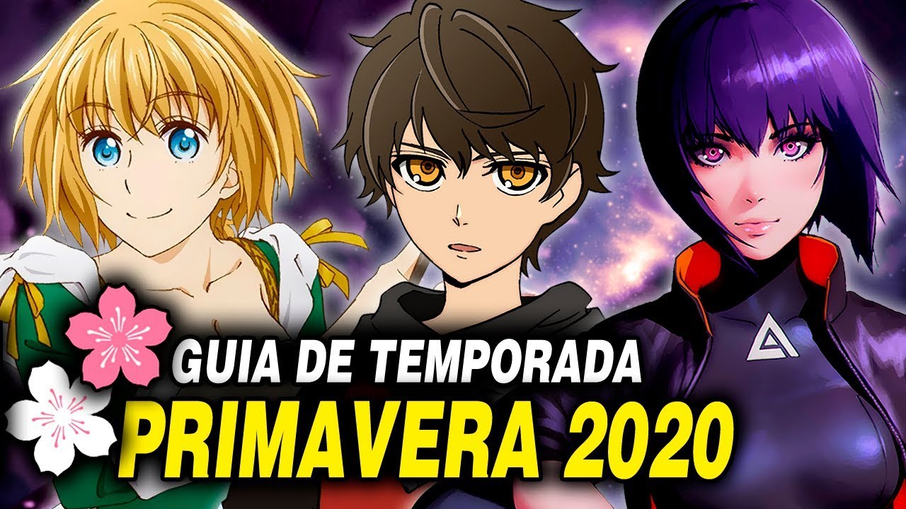 Um guia com os novos animes da temporada de Abril (Primavera/