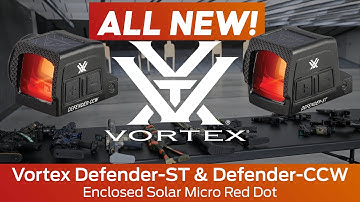 ALL NEW Vortex Defender ST & Defender CCW Enclosed Solar Micro Red Dot. Unboxing and Testing