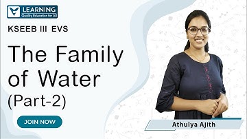 Class 3 EVS | The Family Of Water | KSEEB | By Athulya Ajith | Vista