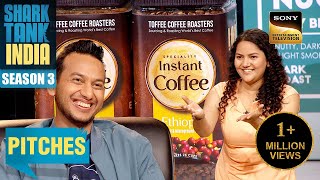 Shark Tank India 3 | Non-Coffee Drinker Ritesh ने "Toffee Coffee Roasters" को Offer की Deal |Pitches screenshot 3