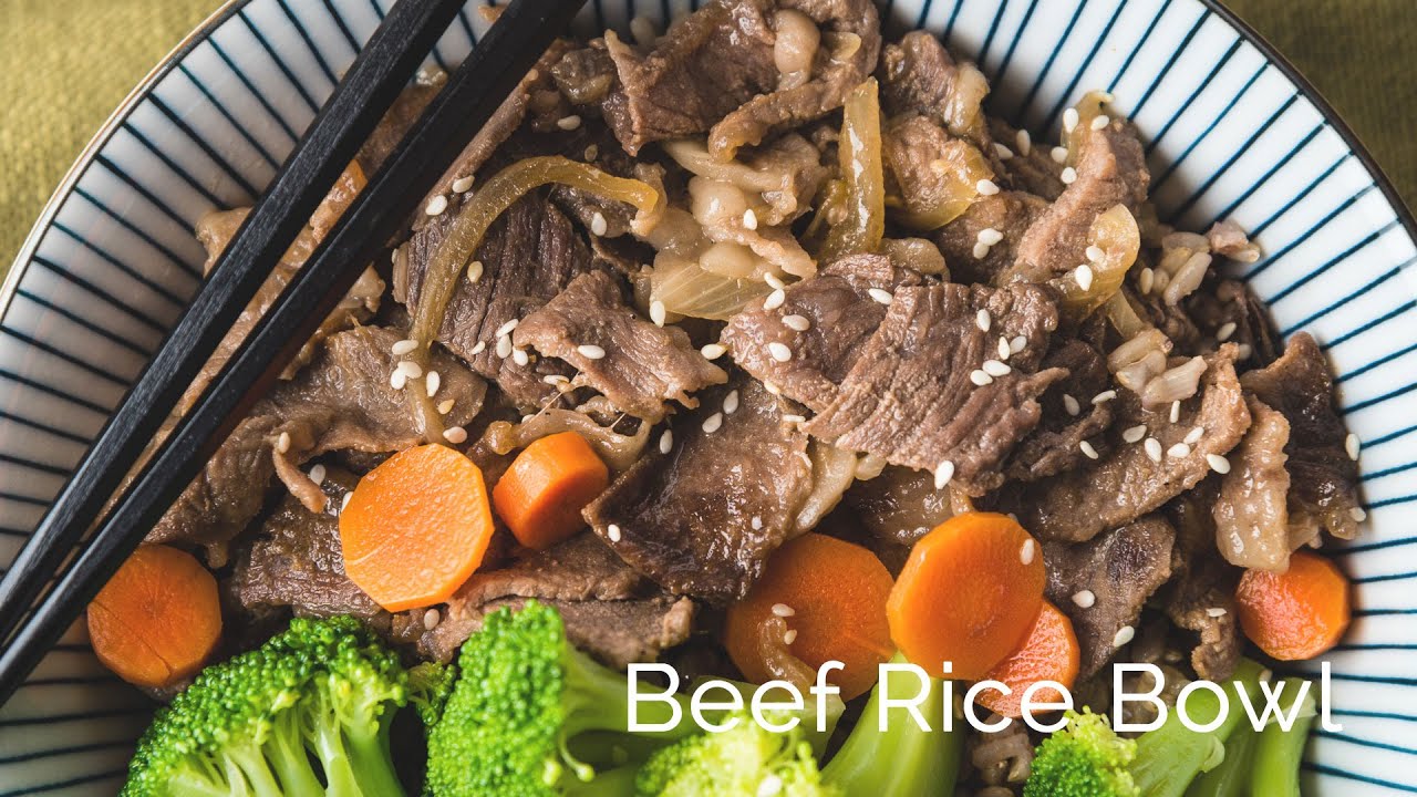 How to Make Beef Rice Bowl (Recipe) 肥牛饭 | Omnivore