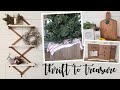 Thrift to Treasure • Christmas Tree Box • Accordion Shelf • Bread Board • Picture Hanger