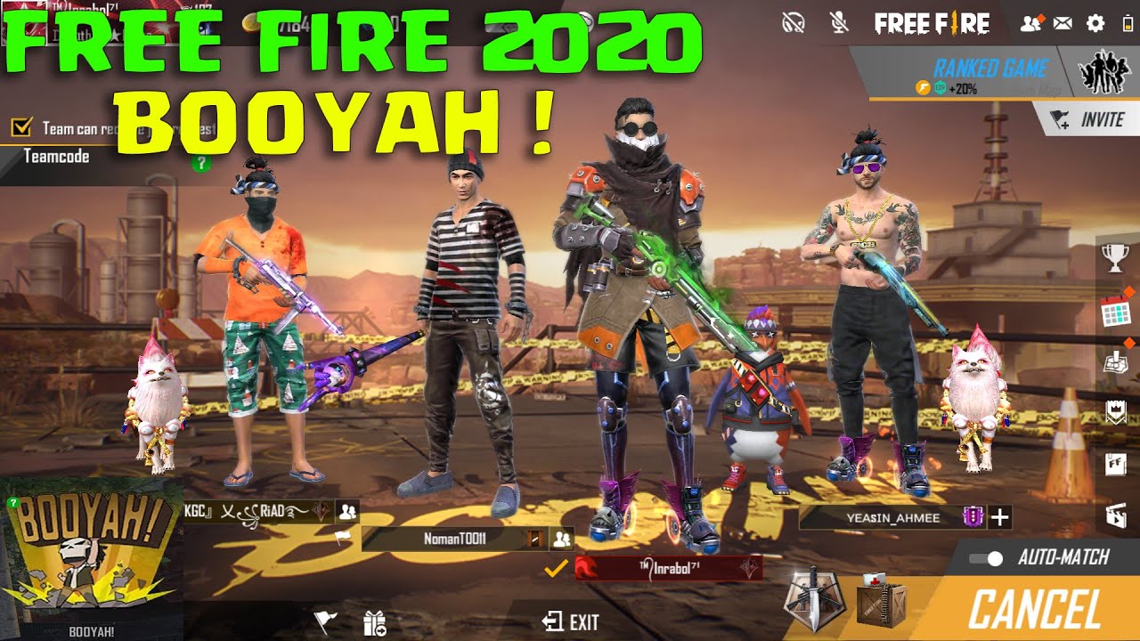 Garena Free Fire BOOYAH Day Android Gameplay 2020 Part 8 YouTube