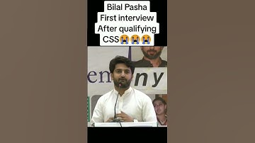 Bilal Pasha First interview after qualifying CSS - REST IN PEACE 💔 #motivation #cssaspirants