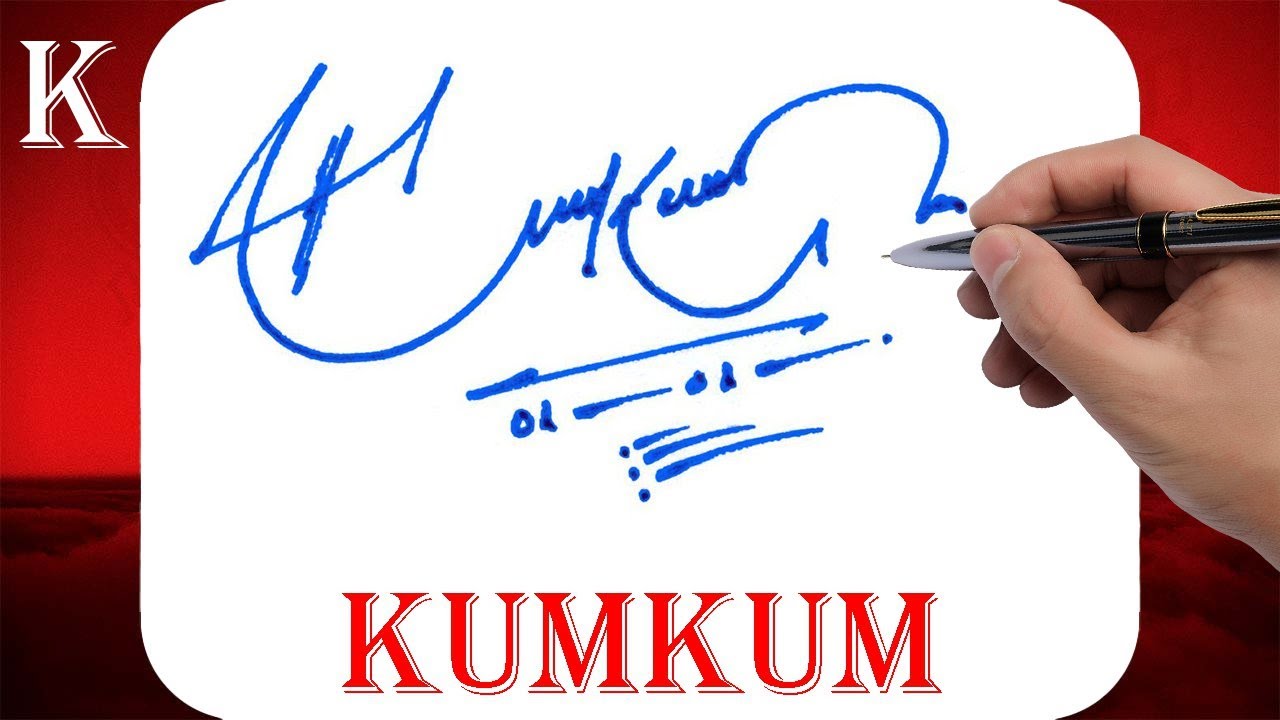 kumkum様確認用 Kumkum Name Signature Style | K Signature Style | Signature Style