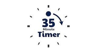 35 min Countdown Timer Simple Turning Dot