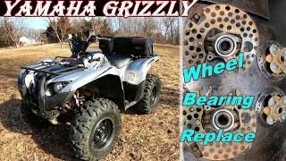 Yamaha Grizzly 700 Wheel Bearing replacement DIY