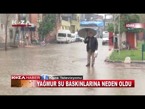 ADANA’DA 2 GÜNDÜR DEVAM EDEN YAĞMUR, KENT GENELİNDE SU BASKINLARINA NEDEN OLDU