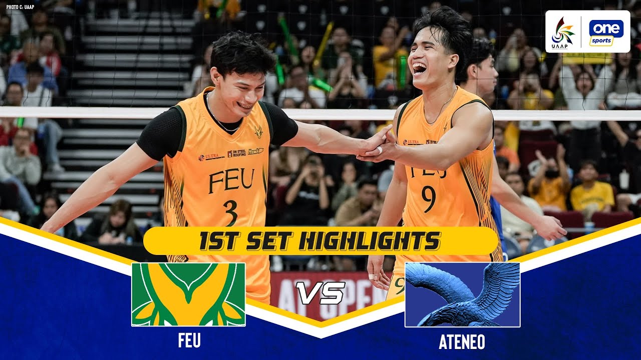 FEU vs. Ateneo | SET 2 GAME HIGHLIGHTS | UAAP SEASON 87 MEN'S ...