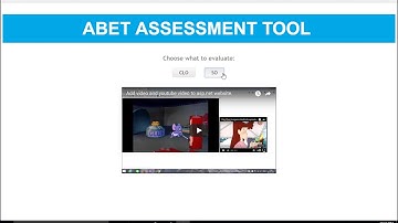 Tutorial Abet Assessment Tool