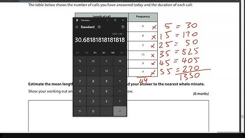 Estimated Mean Exam Questions Revise For Your Level 2 Functional Skills Maths Exam