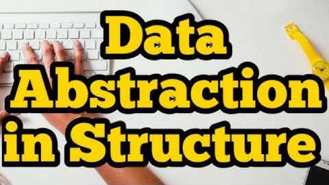 Data Abstraction in Structure | XII STD CS | Chapter 2 |2.6 End Of the Chapter |