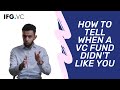 When vc funds dont give feedback to founders