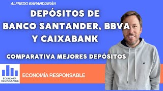 Depósitos de BBVA, Caixabank y Banco Santander