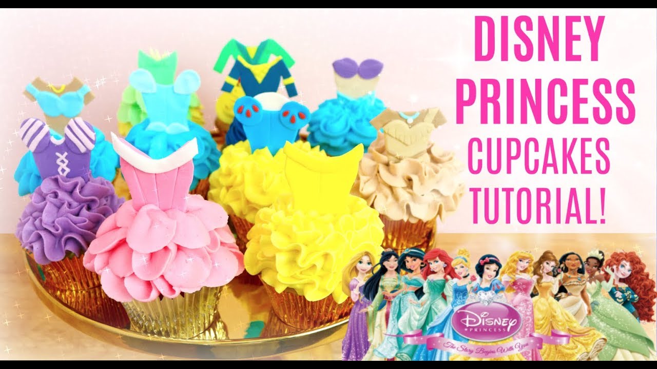 DISNEY PRINCESSES CAKE DECORATING USING 1M WILTON PIPING TIP 