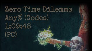 Zero Time Dilemma [Any%, Codes] Speedrun 1:09:48 (PC)
