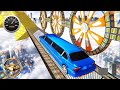 Impossible Limo Car Stunt Car Game #2  - Mega Ramp Parkour Driving Games - Android Gamelay