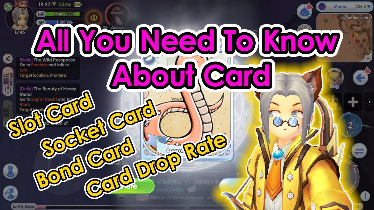 ROX Slot Card Socket Card Bond Card And Card Drop Rate Ragnarok X rox-slot-card-socket-card-bond-card-and-card-drop-rate-ragnarok-x