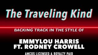 The Traveling Kind Emmylou Harris ft. Rodney Crowell MIDI MP3 Backing Track