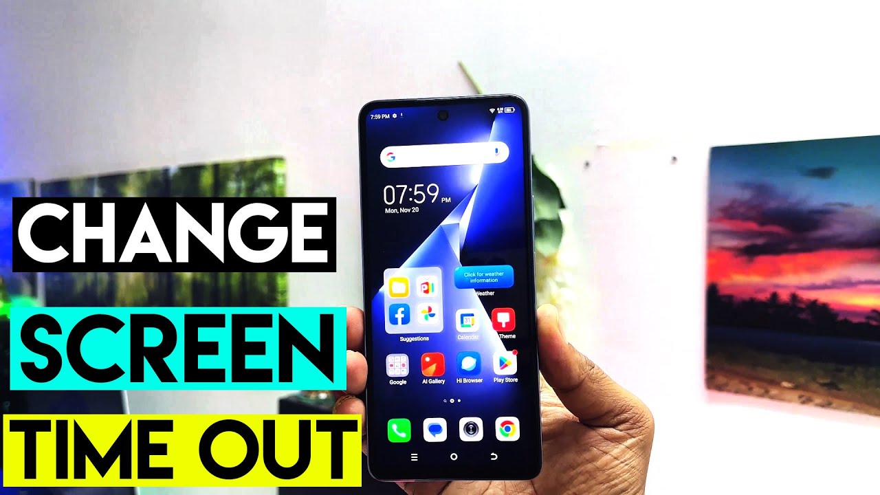 how-to-change-display-timeout-in-tecno-pova-5-pro-youtube