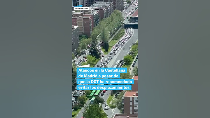 APAGÓN EN ESPAÑA | El atasco desde la Castellana de Madrid | EL PAÍS