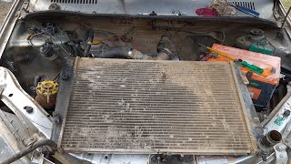 Tata Indica Radiator Cleaning At Home 🙁