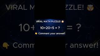 | Math Challenge #shorts