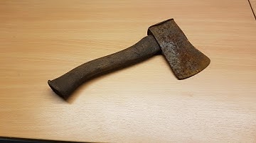 Rusty Old Axe / Hatchet Restoration