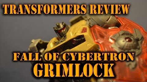 Transformers Review - Fall Of Cybertron Grimlock -Voyager Class-