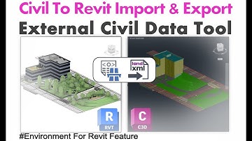 How to IMPORT and EXPORT Civil3D data to & from your Revit project | Environment for Revit® TUTORIAL