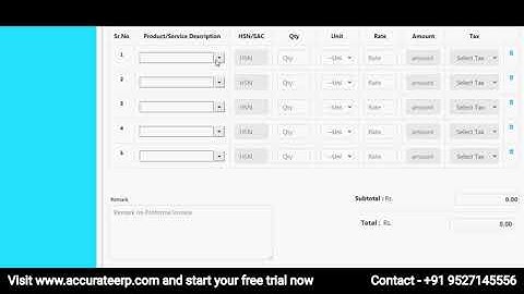 How to Create Proforma Invoice in ACCURATE ERP