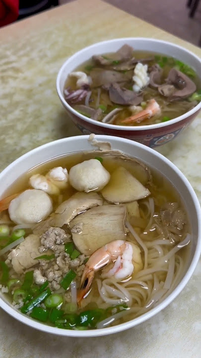 Cambodia Rice Noodle and Teo Chew Rice Noodle in Chinatown NYC #shorts #shortsvideo #youtubeshorts