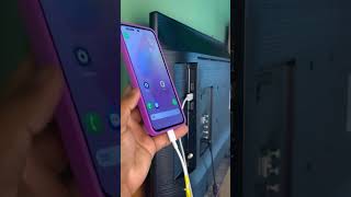 Através desse cabo USB-C você consegue transformar a sua Tv #tv #smart #dicas #celular #tvsmart