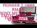 Pioneer T 1000S кассетная дека  пионер t-1000s  test rmaa тест  кассет tdk sony basf maxell