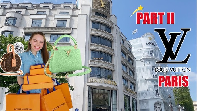 Paris LOUIS VUITTON Luxury Shopping Vlog → Louis Vuitton Montaigne Boutique  Full Store Tour 