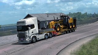 Game Play Euro Truck Simulator 2. 홈 트럭커의 화물운송, 61번째. 루마니아. screenshot 3
