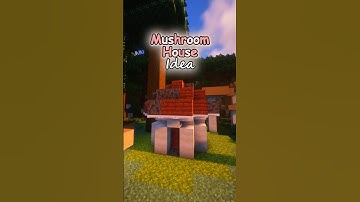 How to make an Easy Mushroom House in Minecraft Tutorial! #minecraft