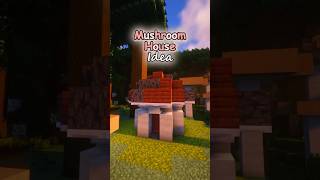 How to make an Easy Mushroom House in Minecraft Tutorial! #minecraft