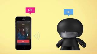 BT Rechg Mini Spkr Rubber Slvr Xoopar Boy Bluetooth speaker