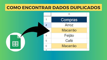 Como Encontrar DADOS DUPLICADOS no Planilhas Google - Destacar Automaticamente Valores Repetidos
