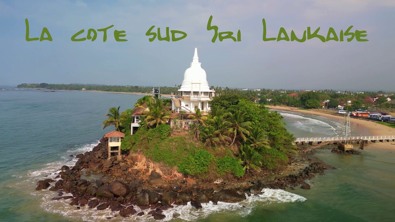 La cote sud Sri-lankaise , Drone ,4K